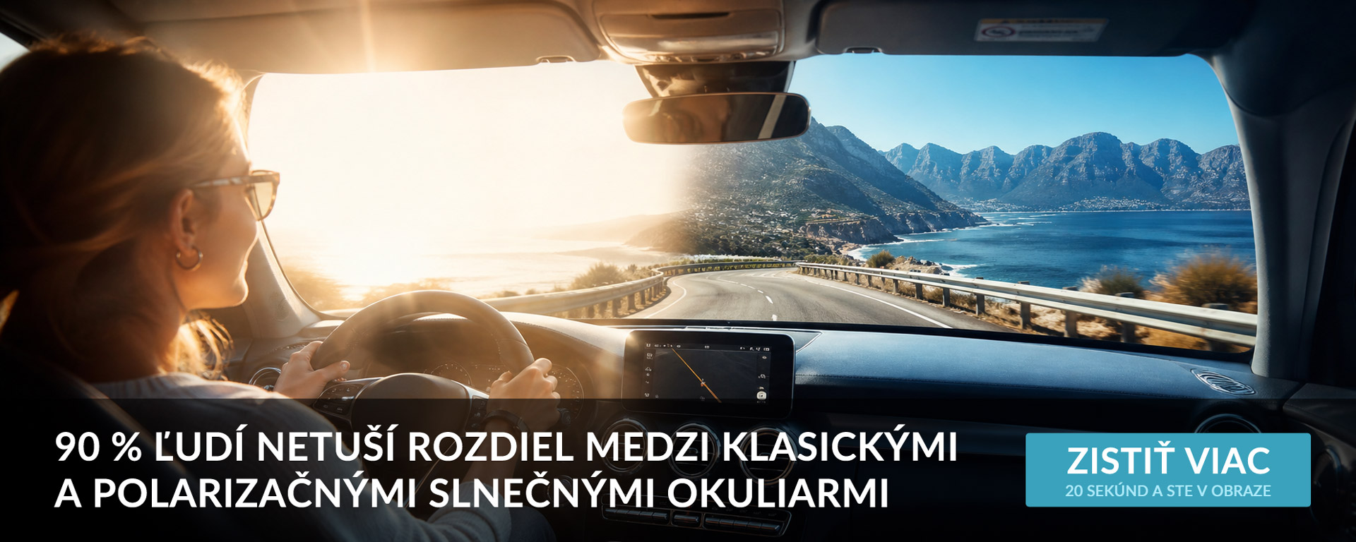 Rozdiel polarizačné okuliare