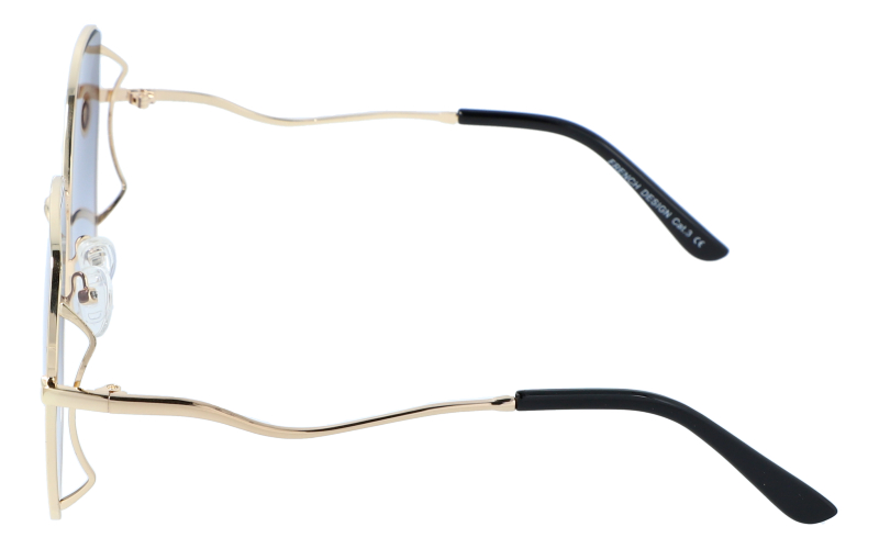 Dámske slnečné okuliare Side Frames Gold BLACK