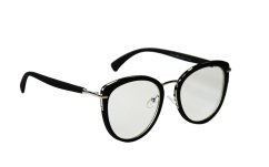 Okuliare na počítač Blue Light Silver Matt Details Woman BLACK