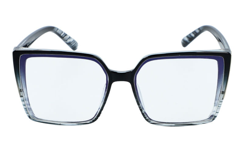 Okuliare na počítač Blue Light Luxury - black/transparent
