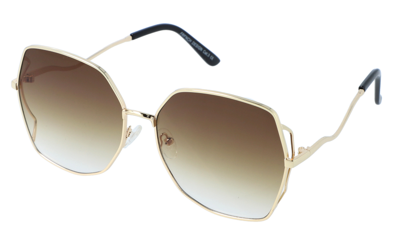 Dámske slnečné okuliare Side Frames Gold BROWN