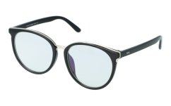 Okuliare na počítač Blue Light Silver Line Black