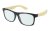Okuliare na počítač Blue Light drevené Wayfarer Modern Black Wood
