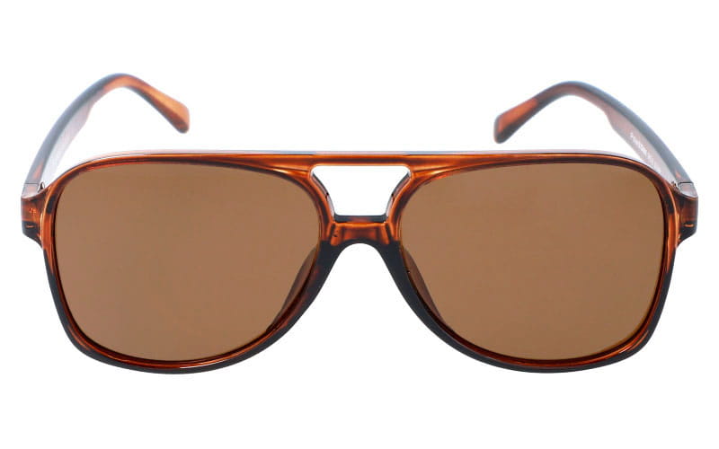 Pánske polarizačné okuliare Hot Design - Brown