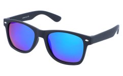 Polarizačné slnečné okuliare Wayfarer čierne matné Green