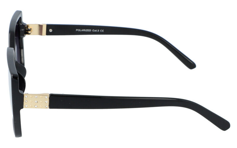 Dámske polarizačné okuliare Special Edition Crystals - Black