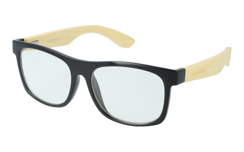 Okuliare na počítač Blue Light drevené Wayfarer Modern Black Wood