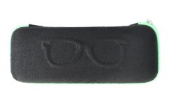 Etui dziecięce czarno-zielone